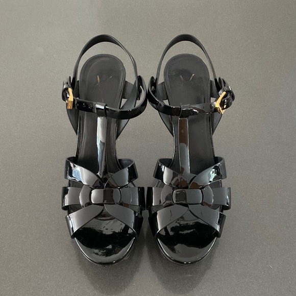 YSL Saint Laurent Tribute 105 platform sandals - Picture 4 of 13